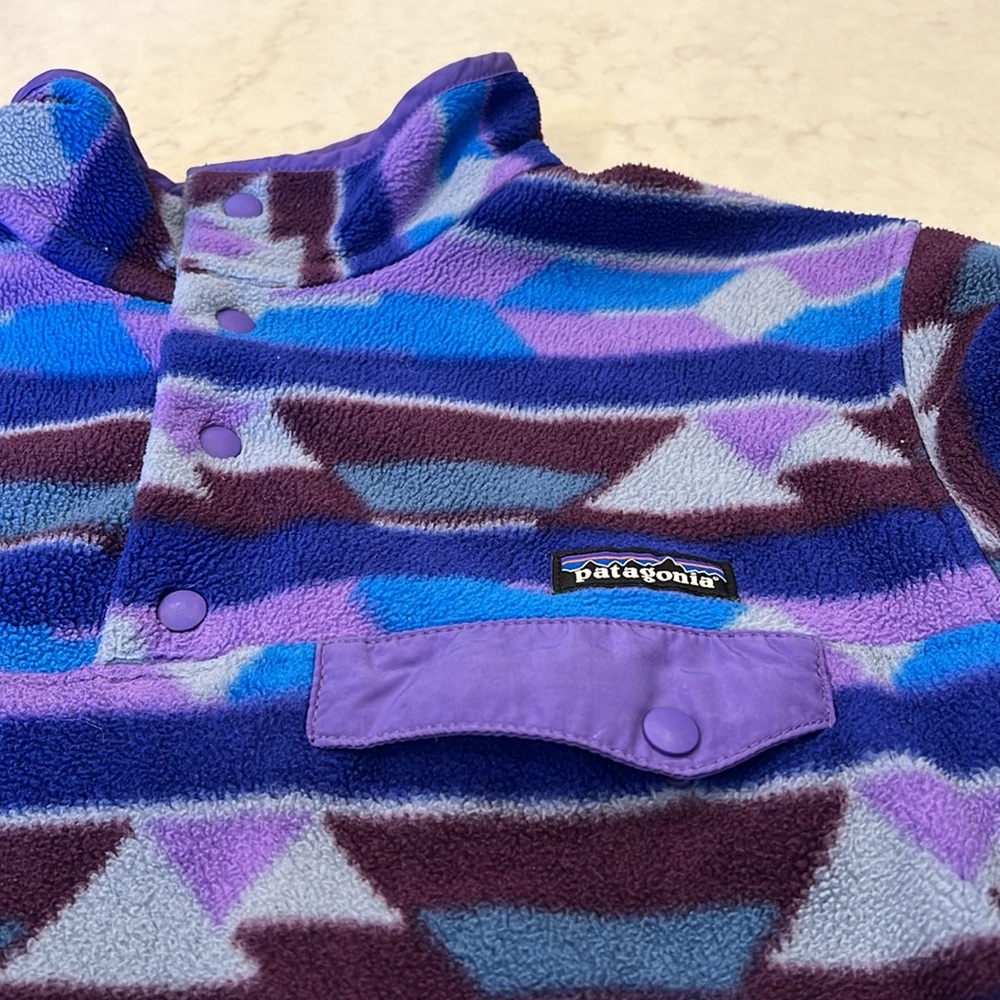 Patagonia Snap T Guatemalan Tango Synchilla Size … - image 3